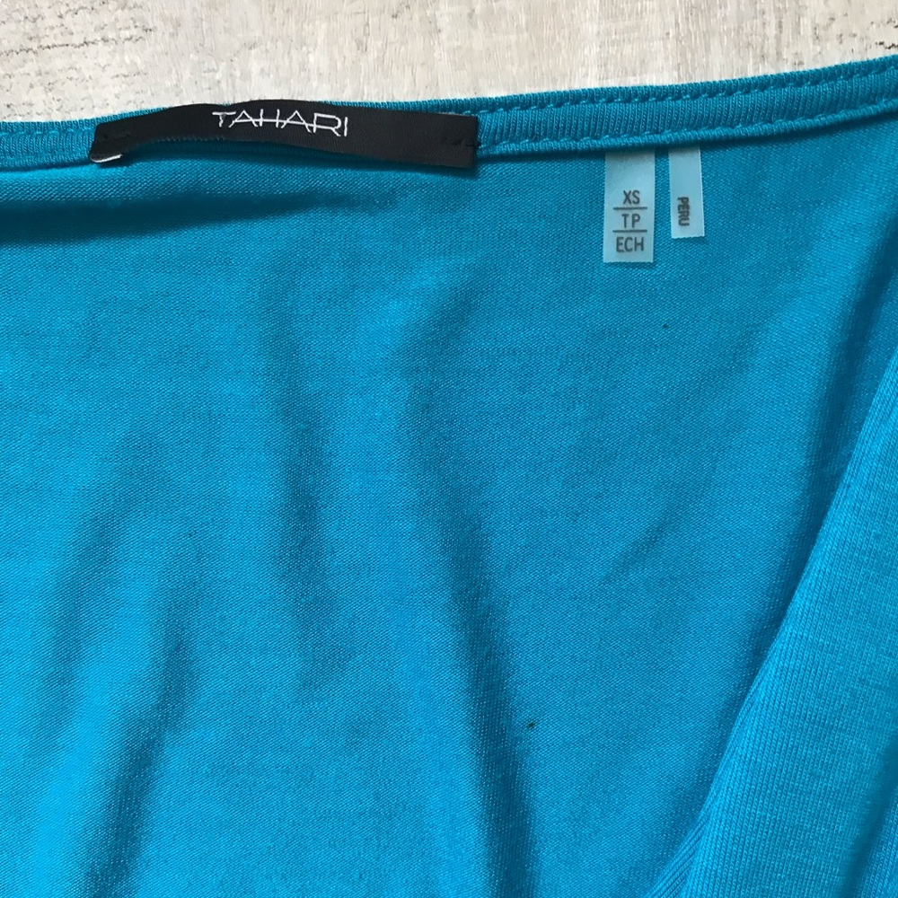 Tahari Faux Wrap Dress Size XS - Picture 3 of 3
